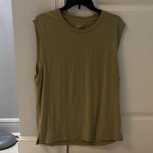ALO Yoga Olive Muscle Tee